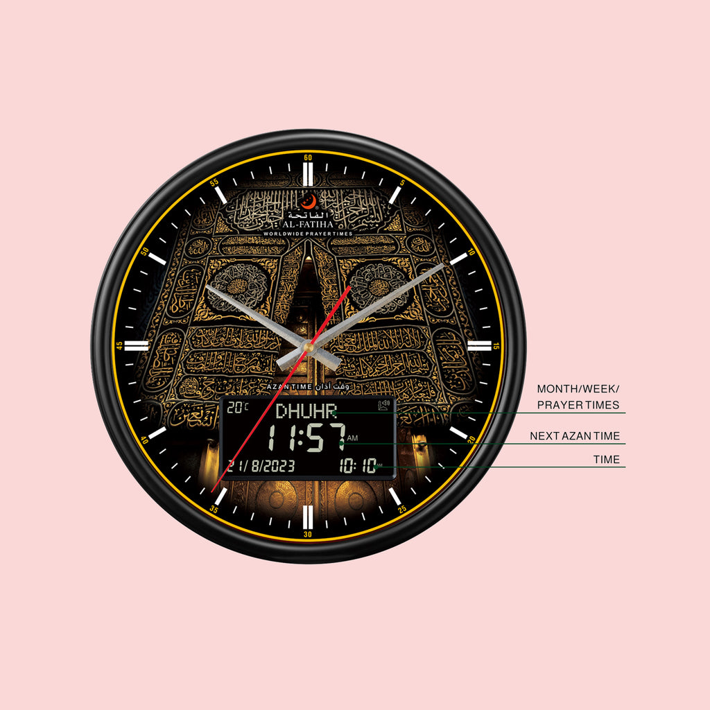 Al-Fatiha Wall Azan Clock