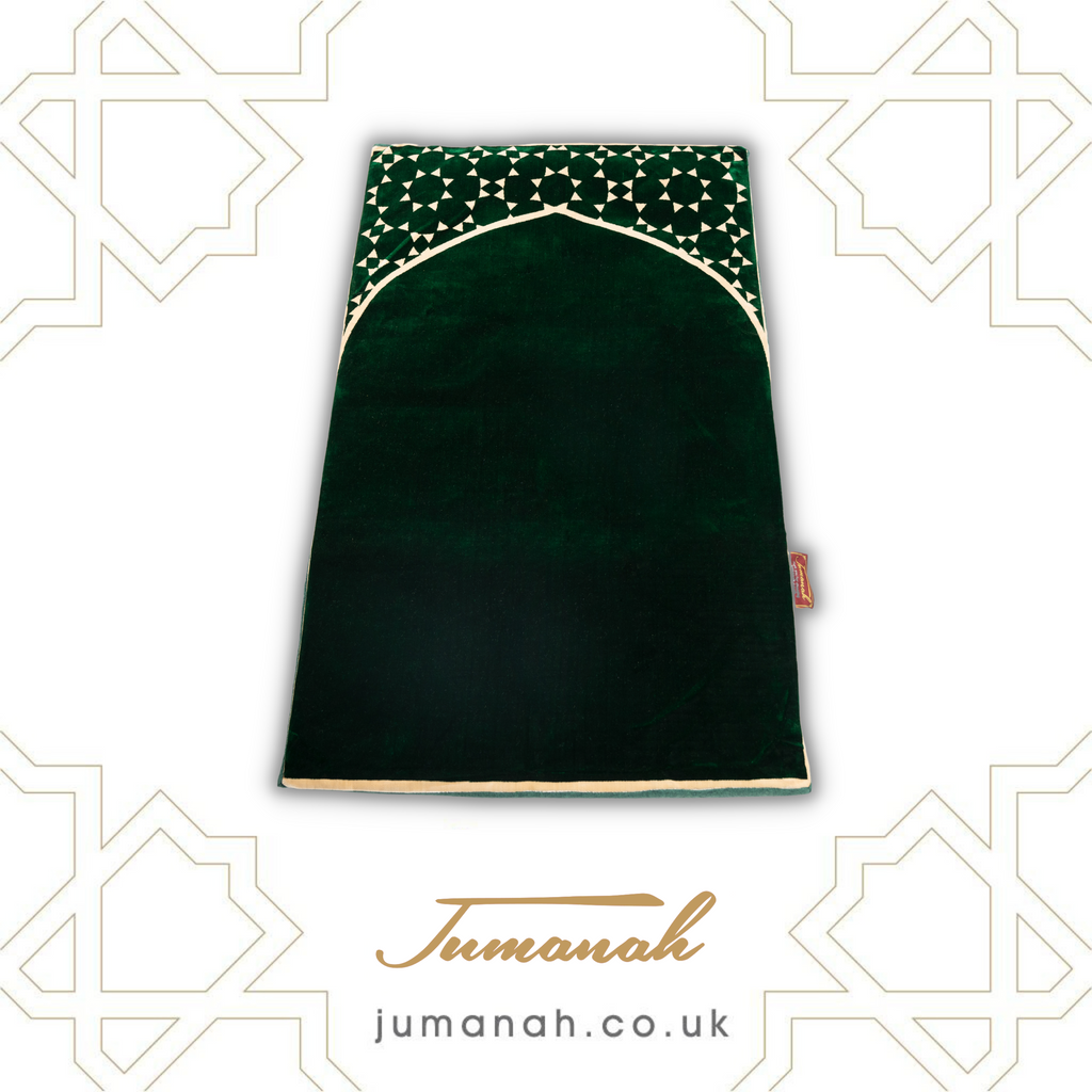 Green Memory Foam Prayer Mat