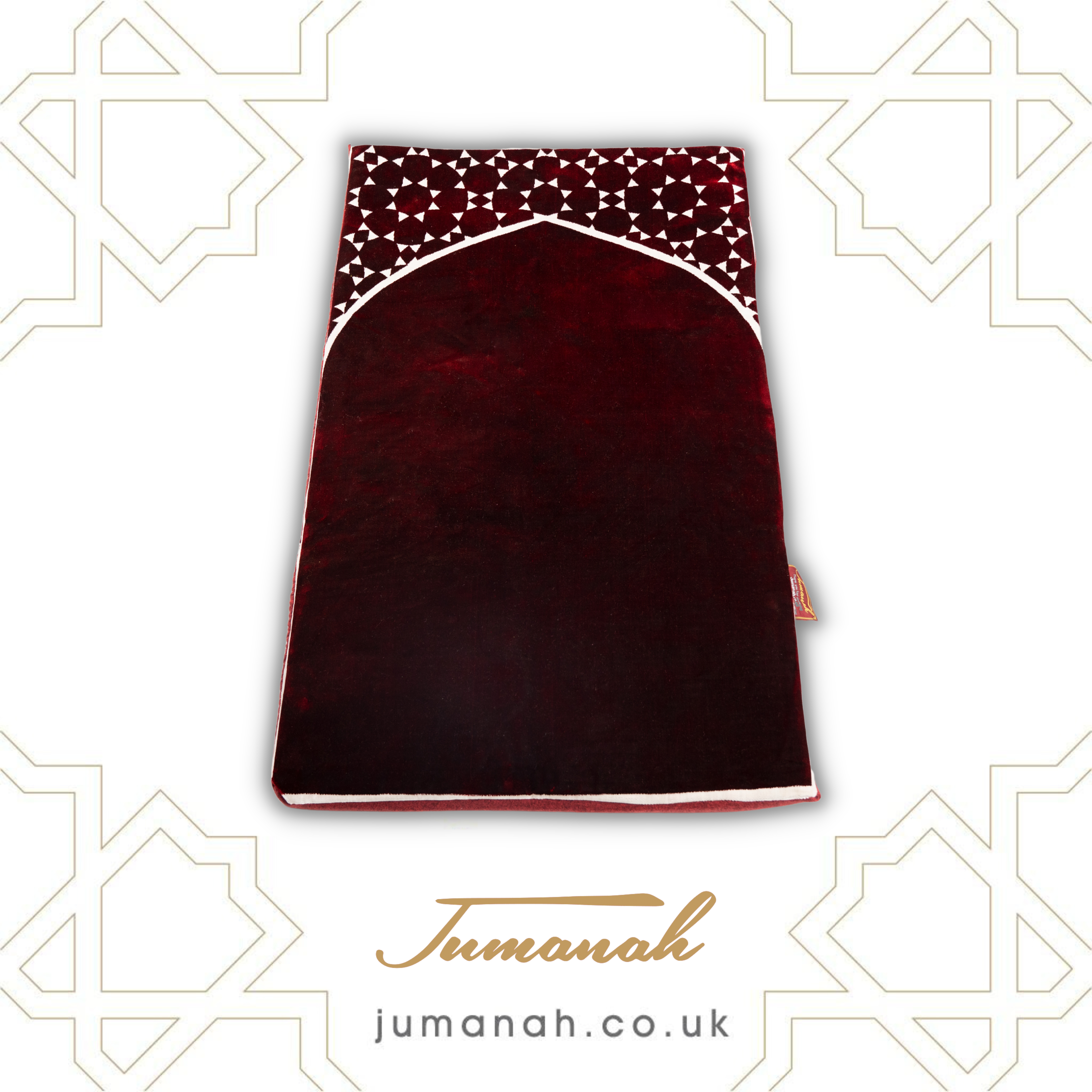 Maroon Memory Foam Prayer Mat